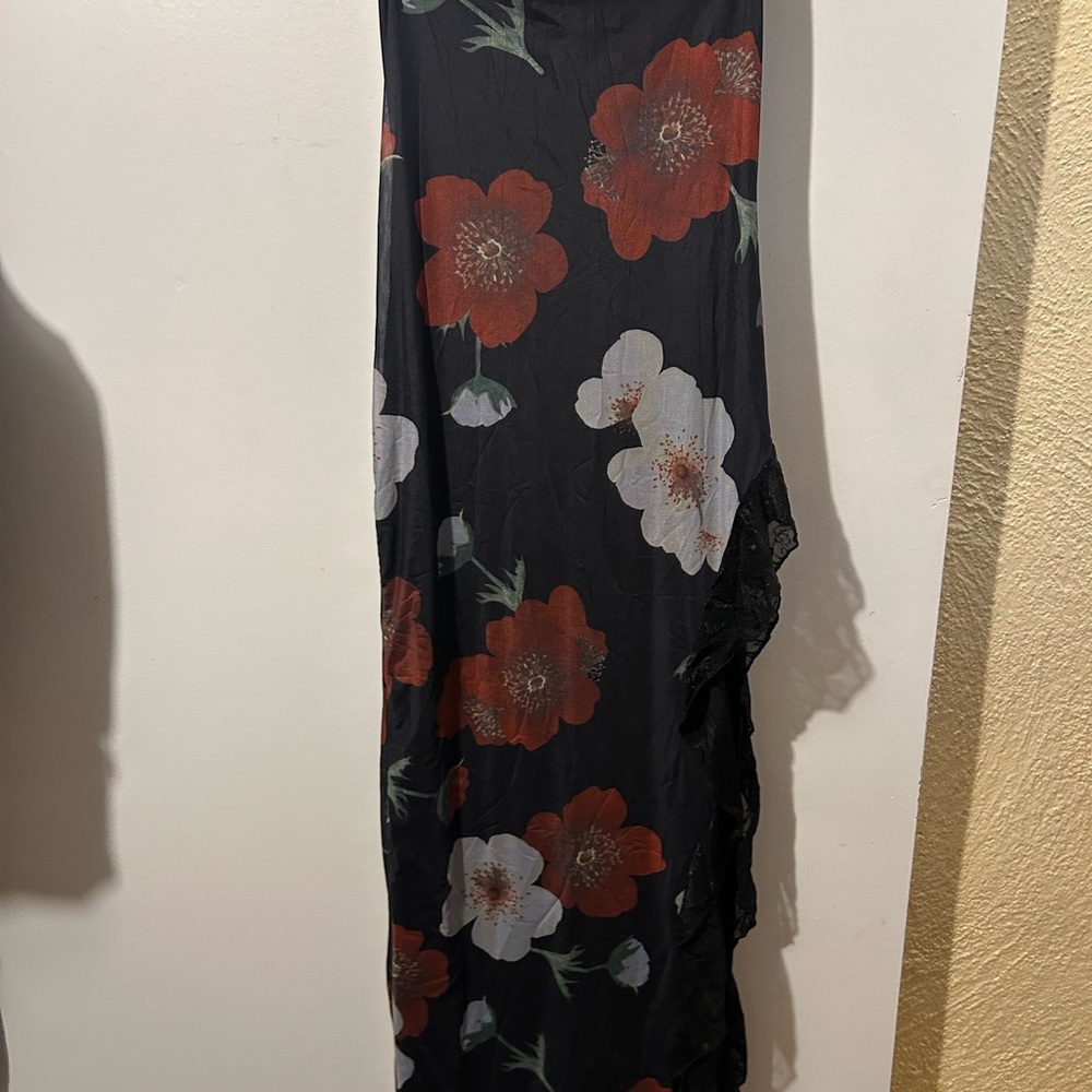 Floral Black Maxi Dress